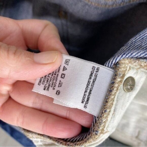 Free People We The Free Zip It Up Mini Denim Skirt Size 31 - Picture 6 of 9